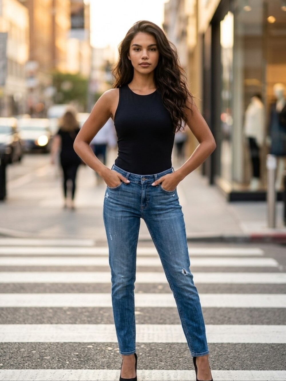 7 For All Mankind Josefina Skinny Boyfriend Size 27